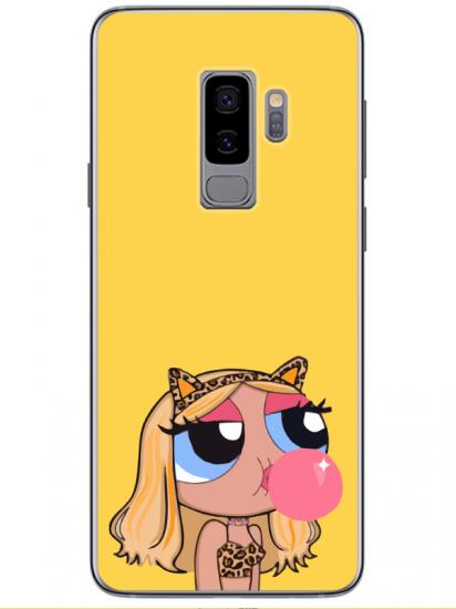 Samsung S9 Powerpuff Girls Sarı Telefon Kılıfı