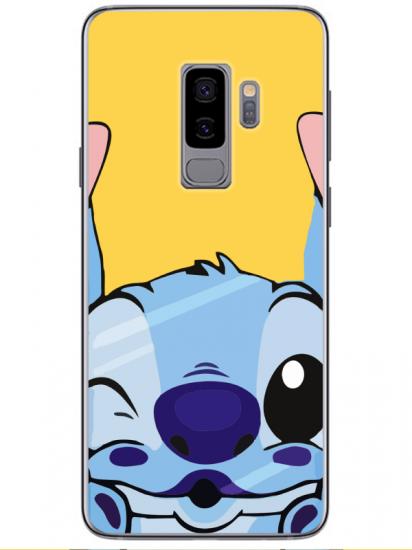 Samsung S9 Stitch Sarı Telefon Kılıfı