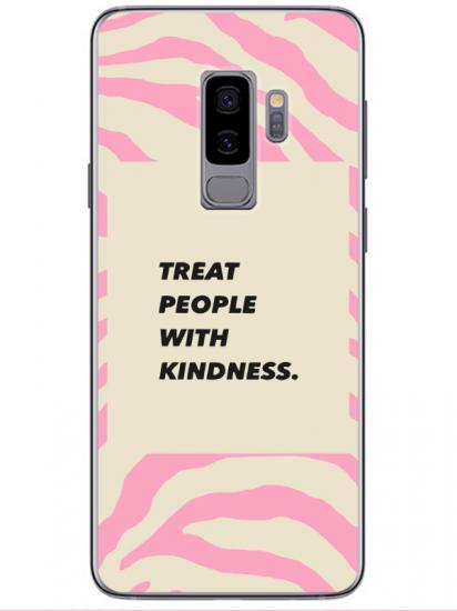 Samsung S9 Zebra Motto Pembe Telefon Kılıfı