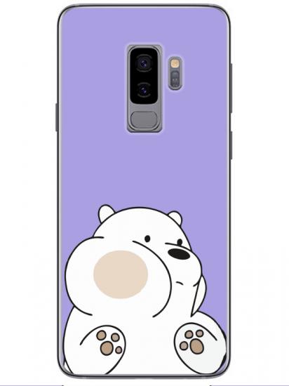 Samsung S9 Panda Lila Telefon Kılıfı