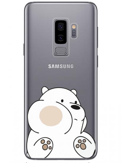 Samsung S9 Panda Şeffaf Telefon Kılıfı