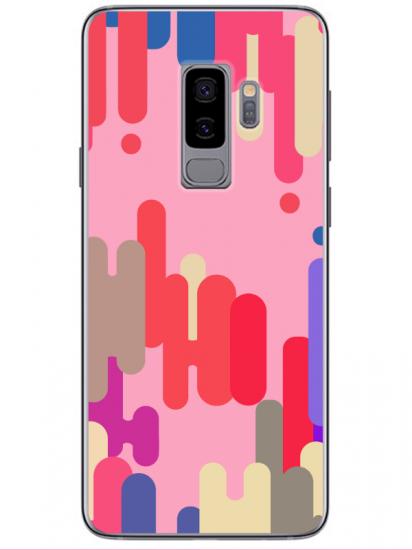 Samsung S9 Pop Art Pembe Telefon Kılıfı