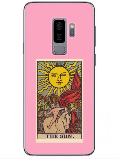 Samsung S9 The Sun Pembe Telefon Kılıfı