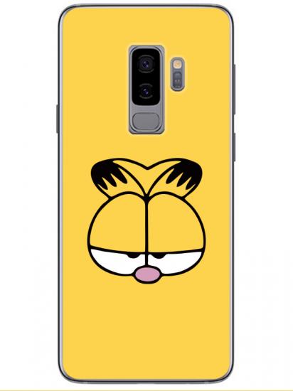 Samsung S9 Plus Garfield Sarı Telefon Kılıfı