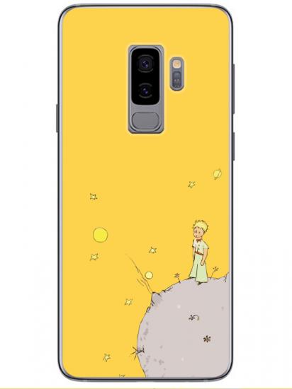 Samsung S9 Plus Küçük Prens Sarı Telefon Kılıfı