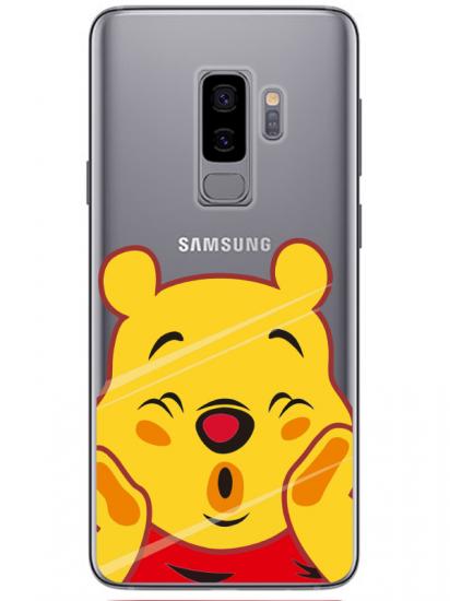 Samsung S9 Plus Winnie The Pooh Şeffaf Telefon Kılıfı