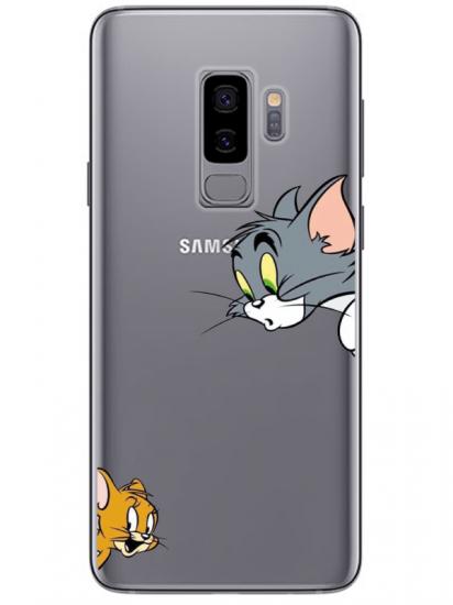 Samsung S9 Plus Tom And Jerry Şeffaf Telefon Kılıfı