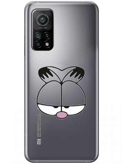 Xiaomi Mi 10T Garfield Şeffaf Telefon Kılıfı