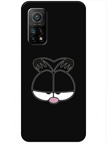 Xiaomi Mi 10T Garfield Siyah Telefon Kılıfı