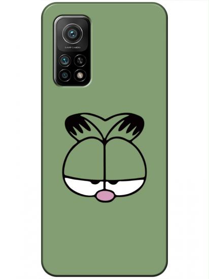 Xiaomi Mi 10T Garfield Yeşil Telefon Kılıfı