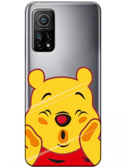 Xiaomi Mi 10T Winnie The Pooh Şeffaf Telefon Kılıfı