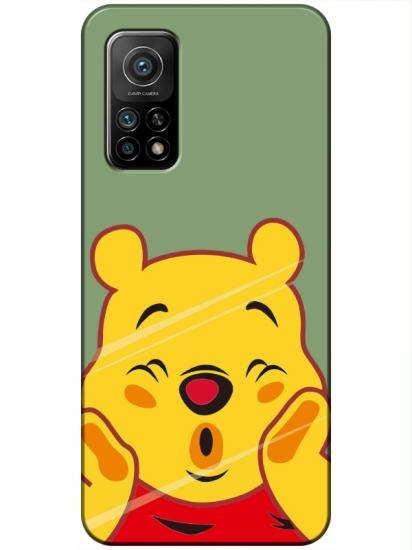 Xiaomi Mi 10T Winnie The Pooh Yeşil Telefon Kılıfı