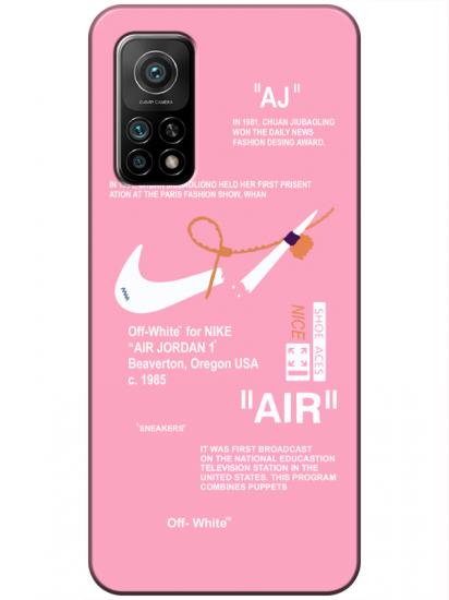 Xiaomi Mi 10T Nike Air Pembe Telefon Kılıfı