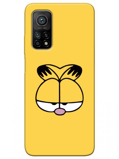 Xiaomi Mi 10T Pro Garfield Sarı Telefon Kılıfı