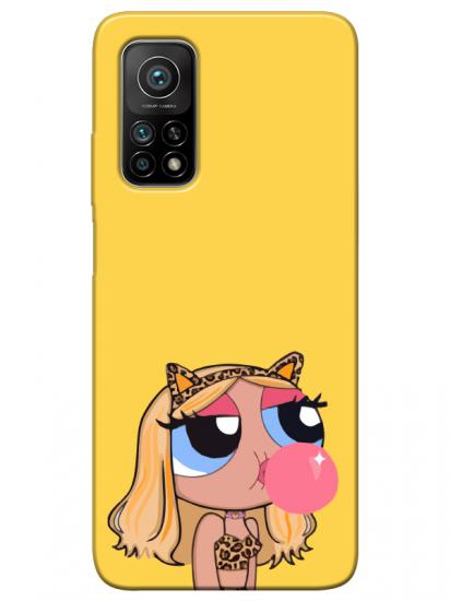 Xiaomi Mi 10T Pro Powerpuff Girls Sarı Telefon Kılıfı