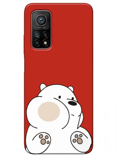 Xiaomi Mi 10T Pro Panda Kırmızı Telefon Kılıfı