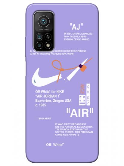 Xiaomi Mi 10T Pro Nike Air Lila Telefon Kılıfı