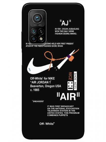 Xiaomi Mi 10T Pro Nike Air Siyah Telefon Kılıfı