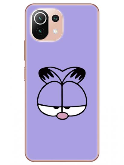 Xiaomi Mi 11 Garfield Lila Telefon Kılıfı