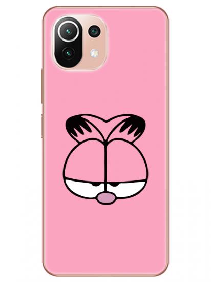 Xiaomi Mi 11 Garfield Pembe Telefon Kılıfı