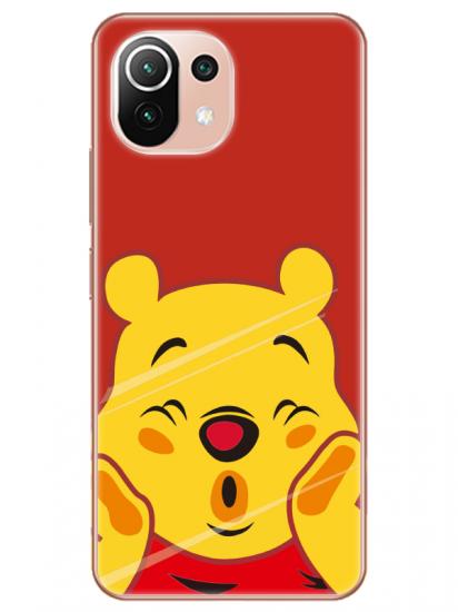 Xiaomi Mi 11 Winnie The Pooh Kırmızı Telefon Kılıfı