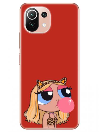 Xiaomi Mi 11 Powerpuff Girls Kırmızı Telefon Kılıfı