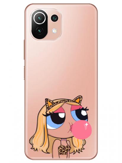 Xiaomi Mi 11 Powerpuff Girls Şeffaf Telefon Kılıfı