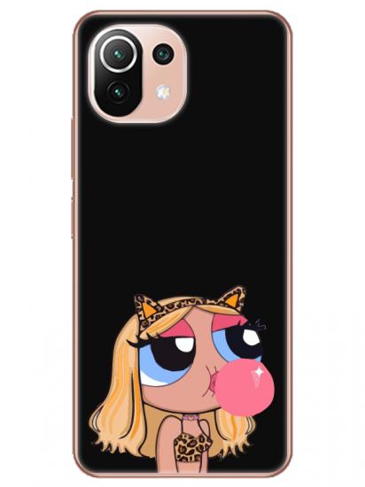 Xiaomi Mi 11 Powerpuff Girls Siyah Telefon Kılıfı