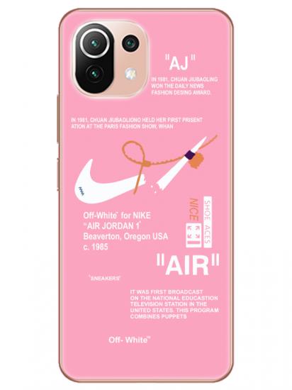 Xiaomi Mi 11 Nike Air Pembe Telefon Kılıfı