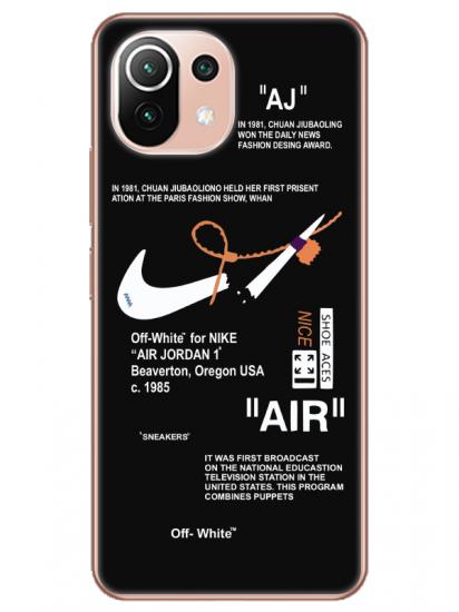 Xiaomi Mi 11 Nike Air Siyah Telefon Kılıfı