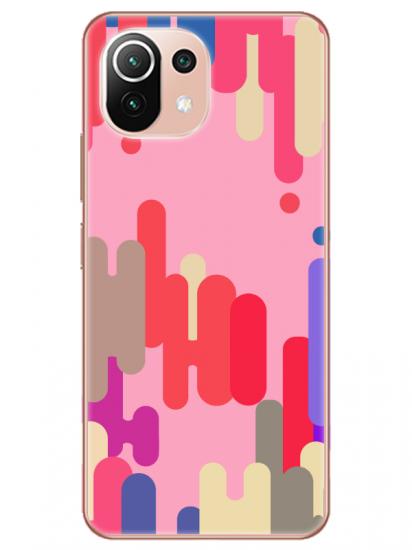 Xiaomi Mi 11 Pop Art Pembe Telefon Kılıfı