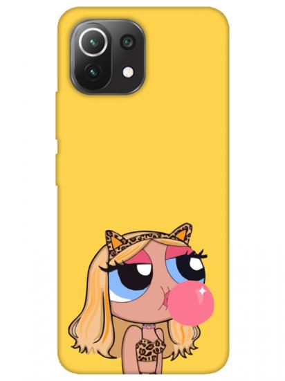 Xiaomi Mi 11 Lite Powerpuff Girls Sarı Telefon Kılıfı