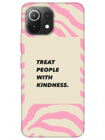 Xiaomi Mi 11 Lite Zebra Motto Pembe Telefon Kılıfı