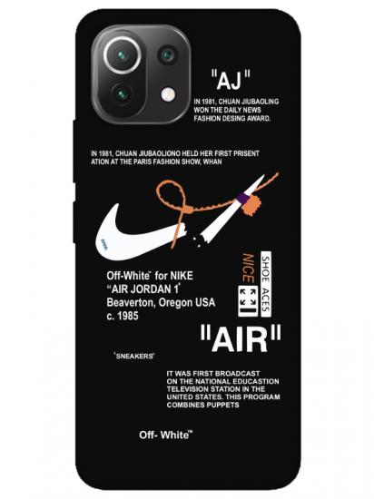 Xiaomi Mi 11 Lite Nike Air Siyah Telefon Kılıfı