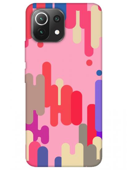 Xiaomi Mi 11 Lite Pop Art Pembe Telefon Kılıfı