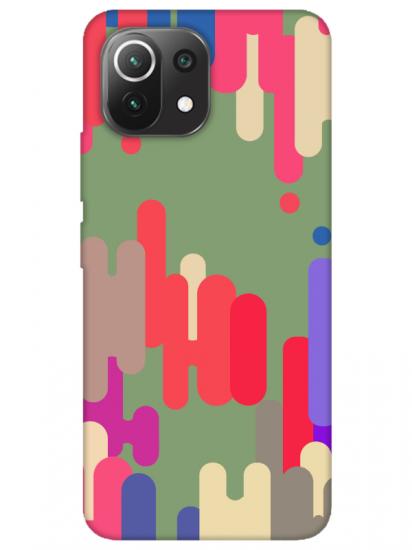 Xiaomi Mi 11 Lite Pop Art Yeşil Telefon Kılıfı