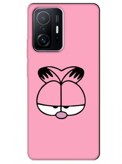 Xiaomi Mi 11T Garfield Pembe Telefon Kılıfı