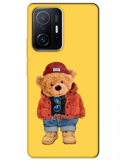 Xiaomi Mi 11T Teddy Bear Sarı Telefon Kılıfı