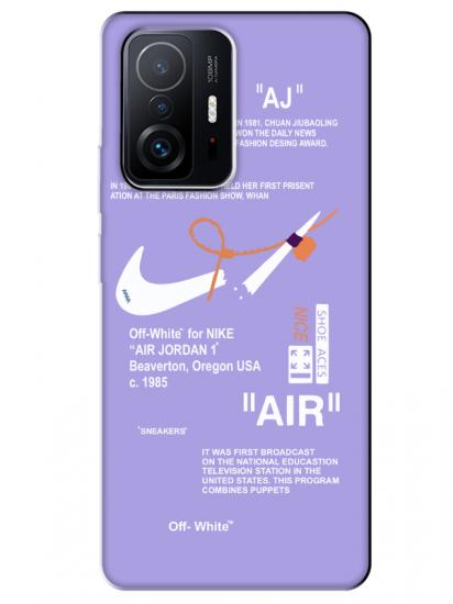 Xiaomi Mi 11T Nike Air Lila Telefon Kılıfı