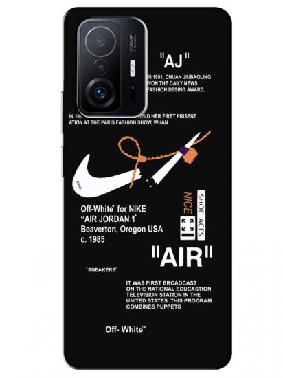 Xiaomi Mi 11T Nike Air Siyah Telefon Kılıfı