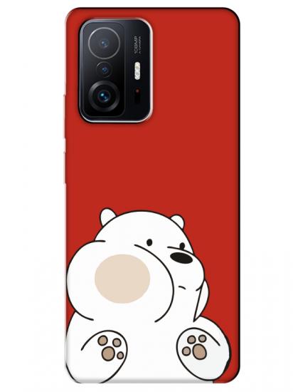 Xiaomi Mi 11T Pro Panda Kırmızı Telefon Kılıfı