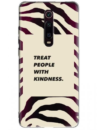 Xiaomi Mi 9T Zebra Motto Şeffaf Telefon Kılıfı