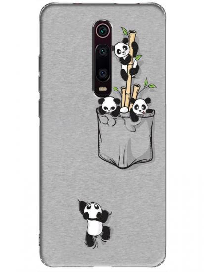 Xiaomi Mi 9T Panda Telefon Kılıfı