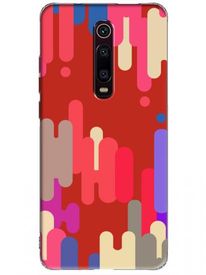 Xiaomi Mi 9T Pop Art Kırmızı Telefon Kılıfı