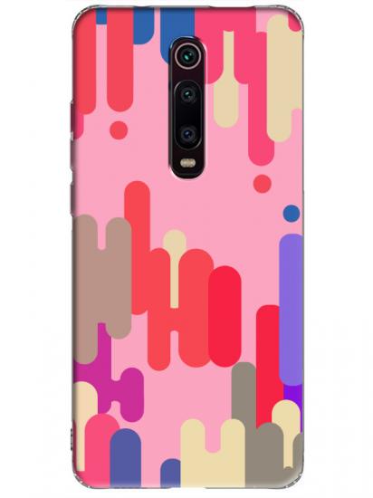 Xiaomi Mi 9T Pop Art Pembe Telefon Kılıfı