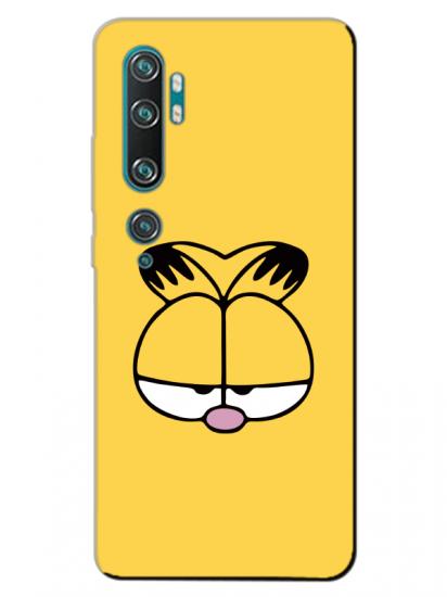 Xiaomi Mi Note 10 Garfield Sarı Telefon Kılıfı