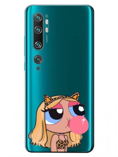 Xiaomi Mi Note 10 Powerpuff Girls Şeffaf Telefon Kılıfı