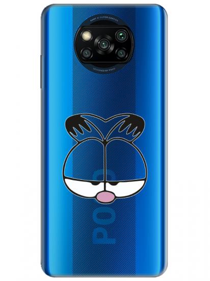 Poco X3 NFC Garfield Şeffaf Telefon Kılıfı