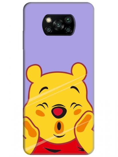 Poco X3 NFC Winnie The Pooh Lila Telefon Kılıfı