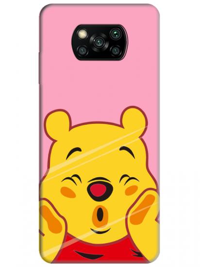 Poco X3 NFC Winnie The Pooh Pembe Telefon Kılıfı